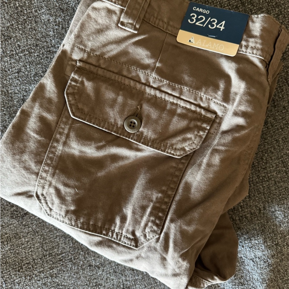 Alamo Tan Cargo Pants 32/34